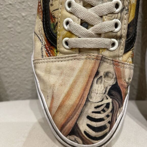 Vans Off The Wall Gallery Kostechko All Over Print Skater, Retro Size 10 - Picture 2 of 12